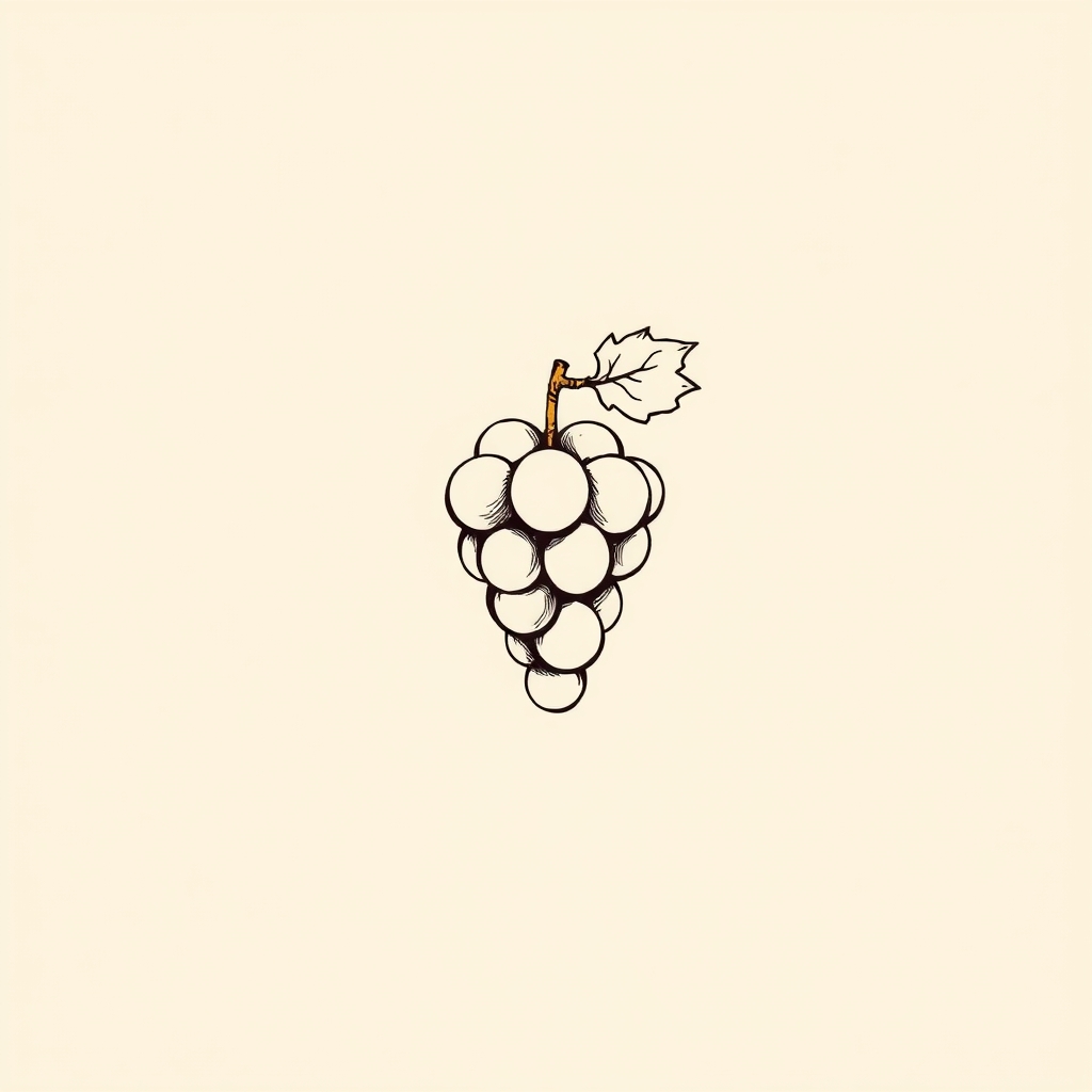 un racimo de uvas