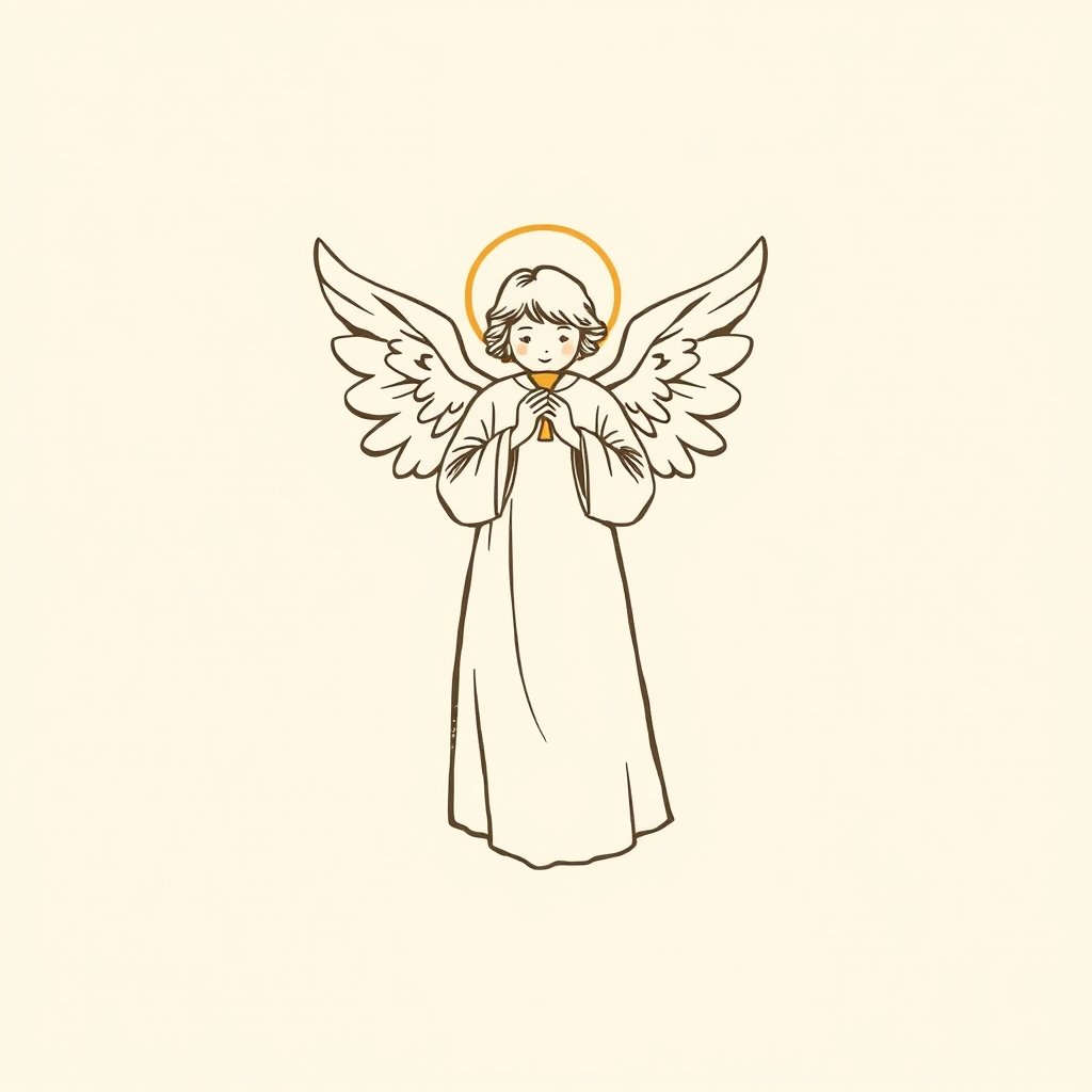 ange donnant la communion