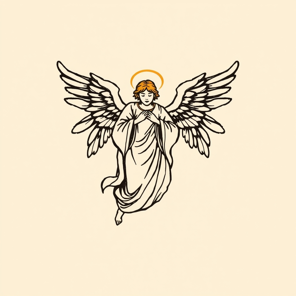 angeli che lo assistono