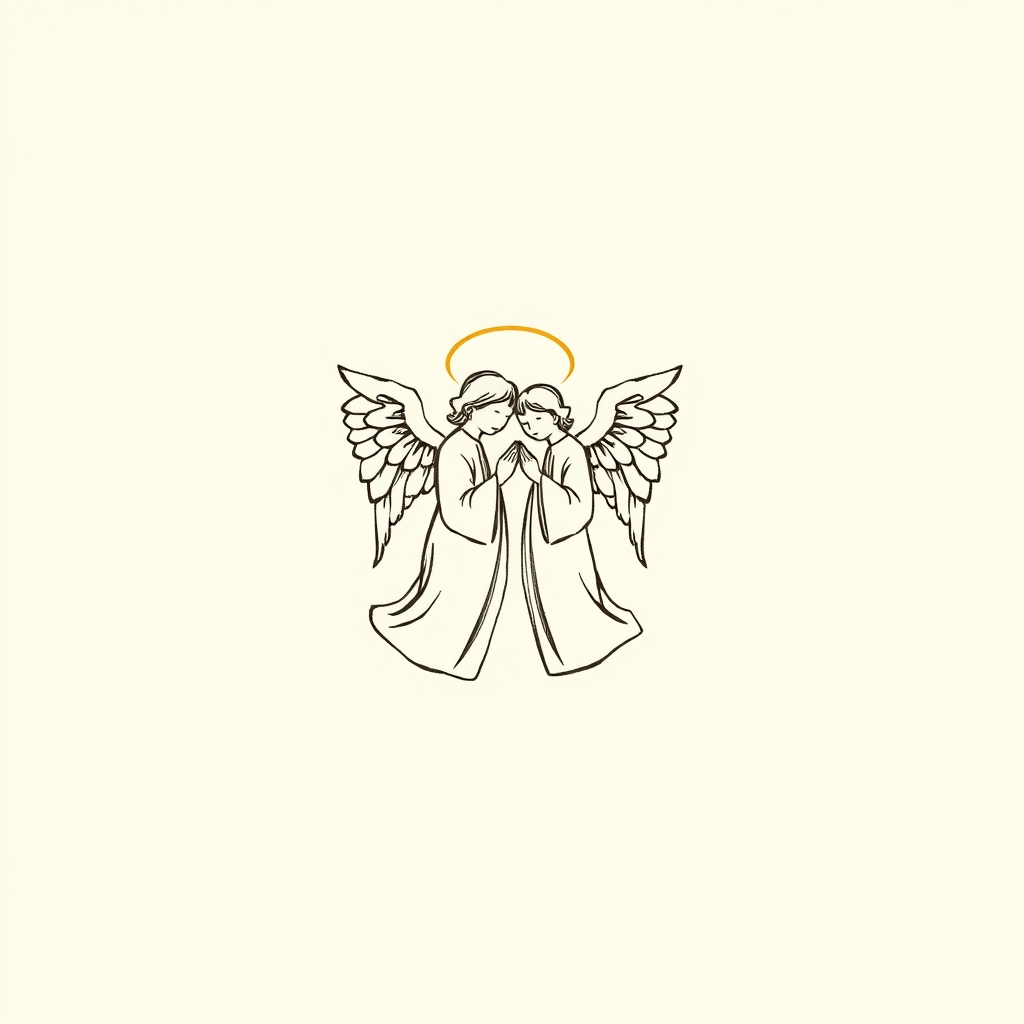 anges à ses côtés