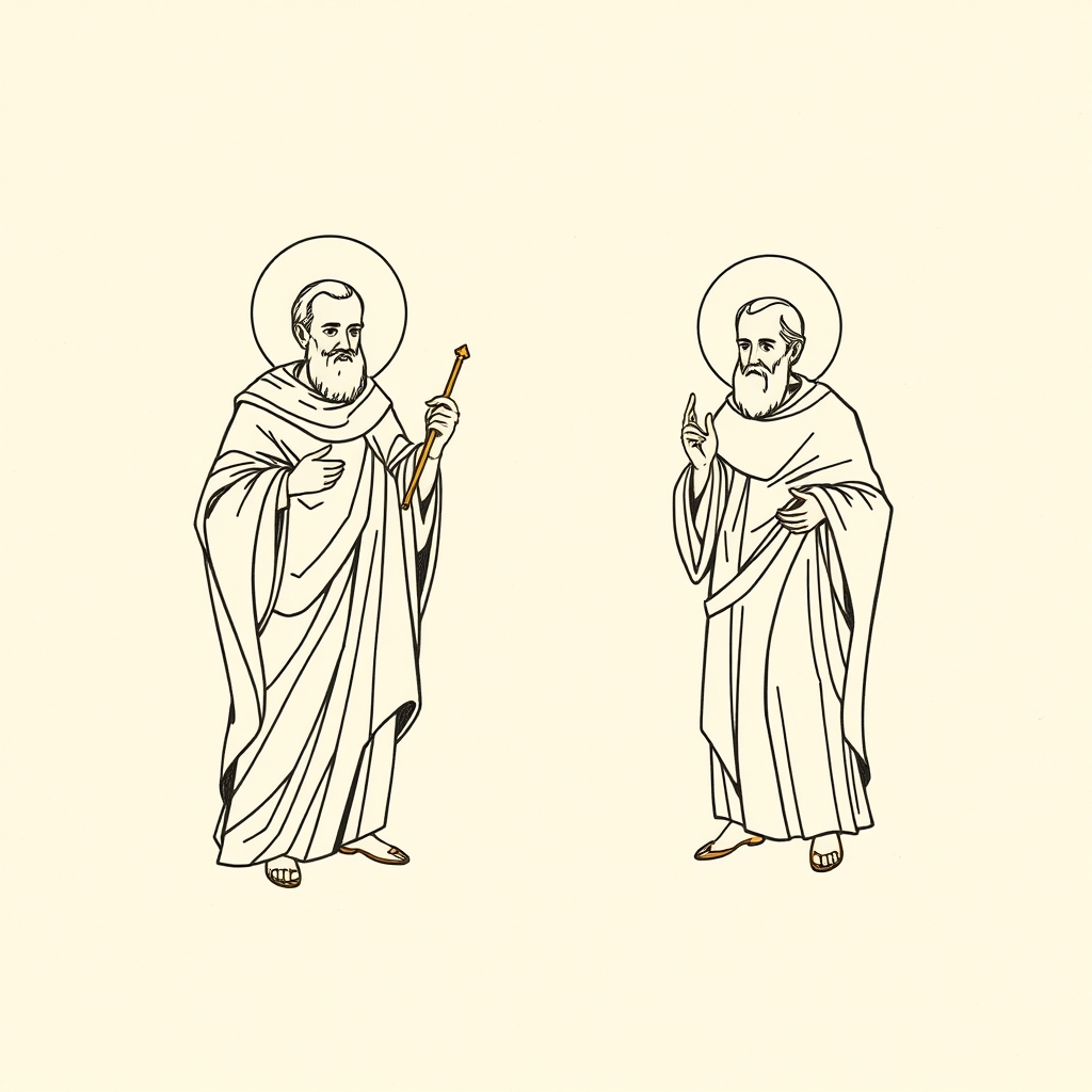 apparizione di San Pietro e San Paolo