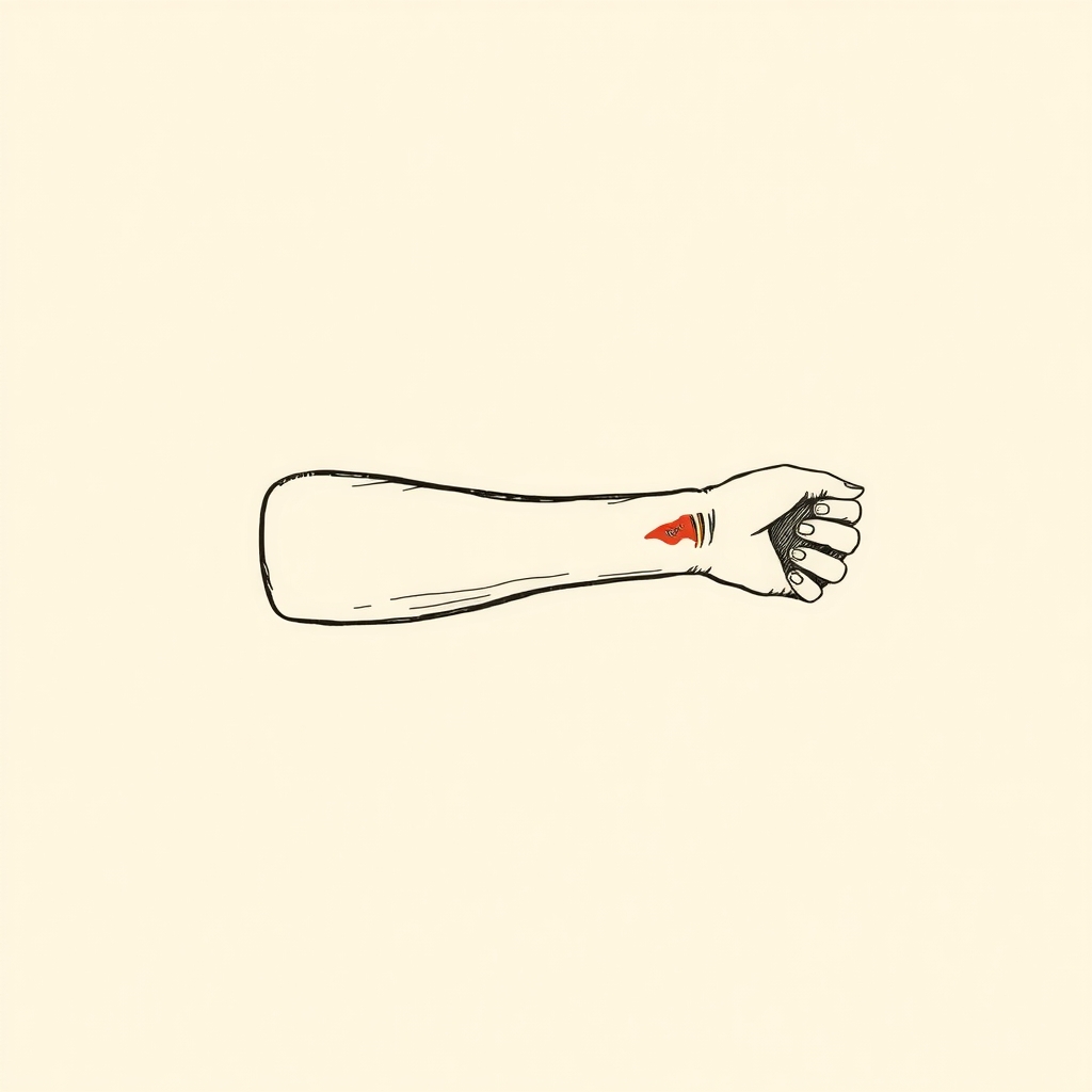 blessure au bras