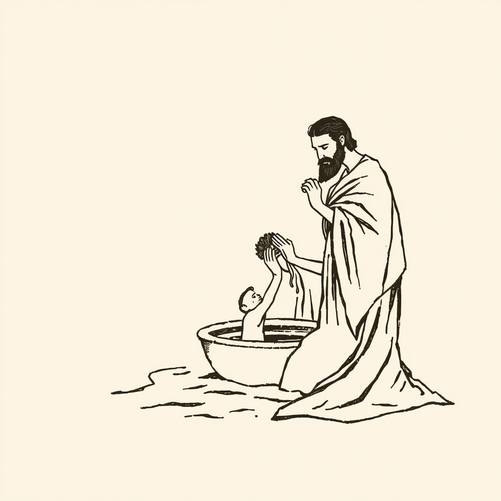 baptisant des esclaves