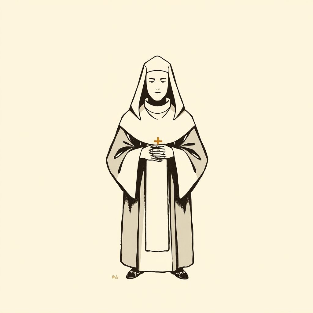 costume de religieux bénédictin