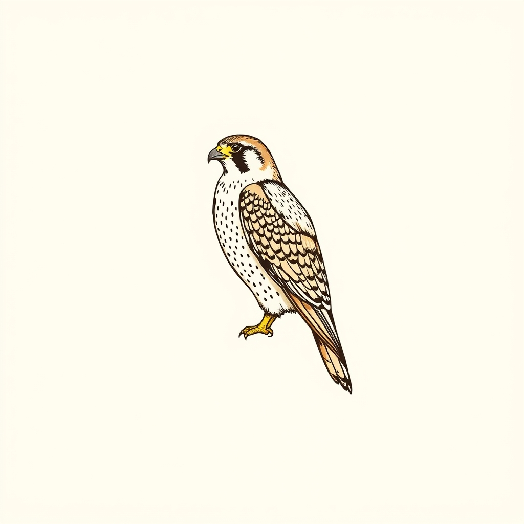 oiseau de proie (faucon)