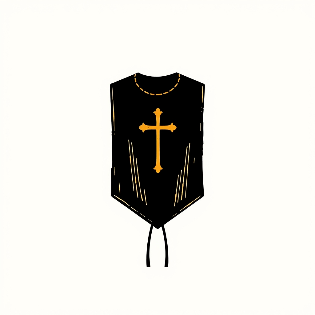 escapulário preto