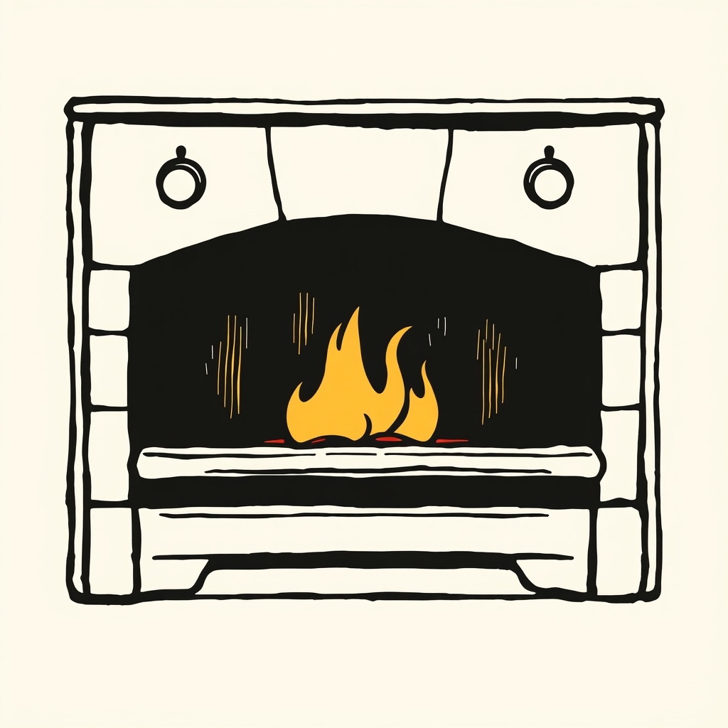 burning oven