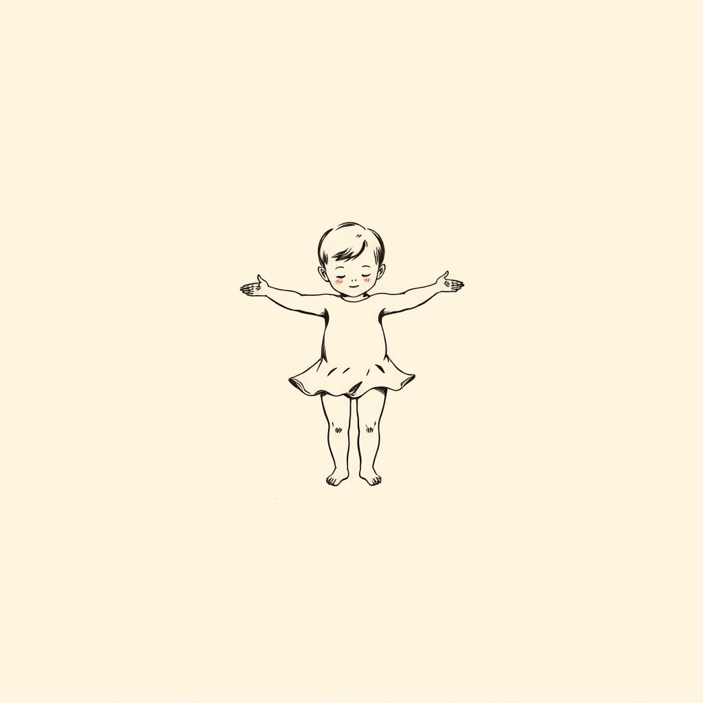 enfant dans les bras