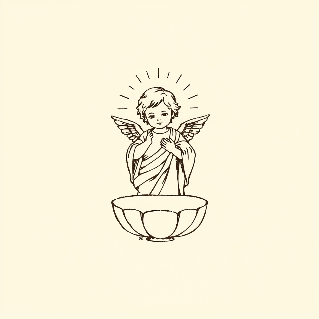Enfant Jésus apparaissant sur l'autel