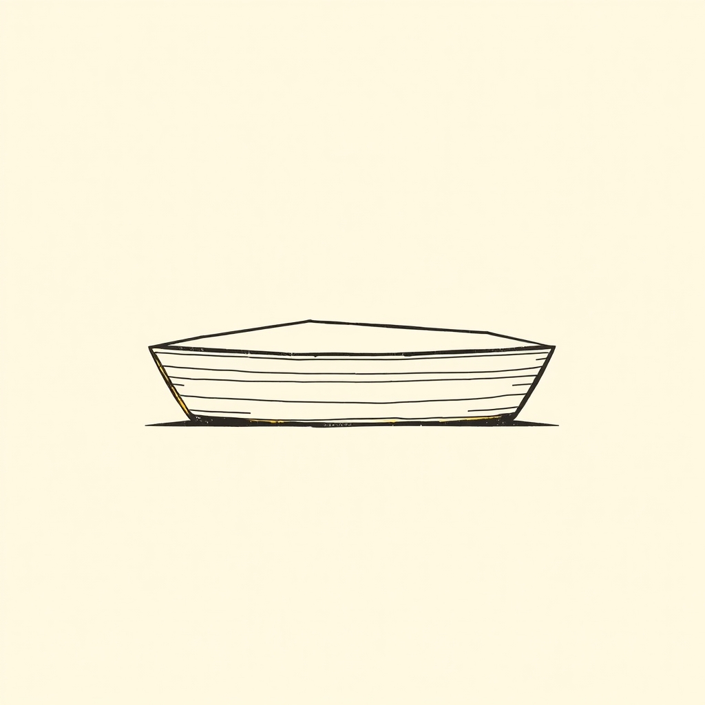 cercueil dans un bateau