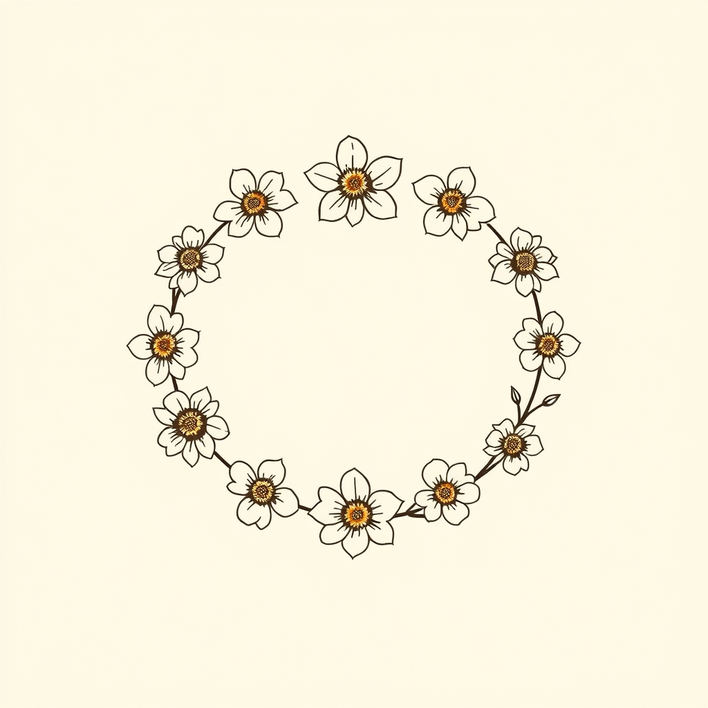 corona de flores