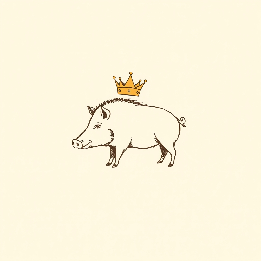 sanglier ou porc couronné
