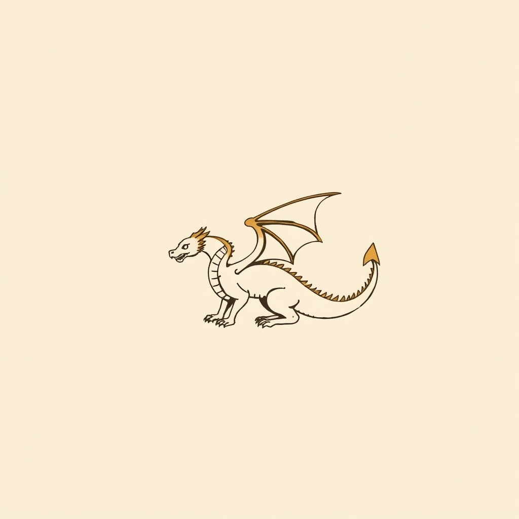 dragon sous les pieds