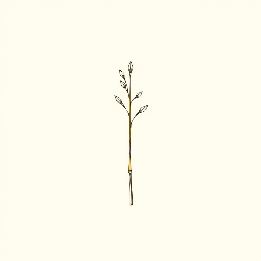 crosse en bois de sureau