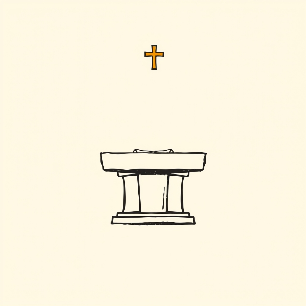 abbraccia l'altare