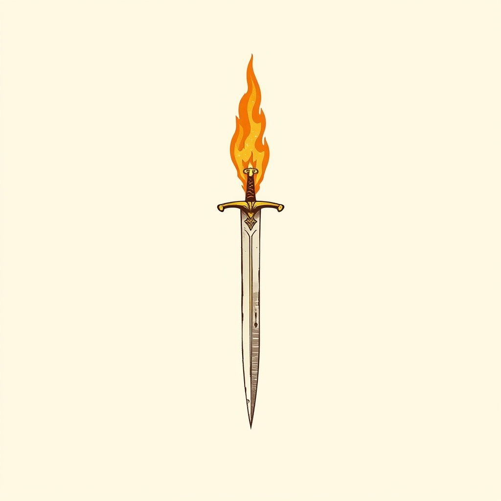 épée flamboyante