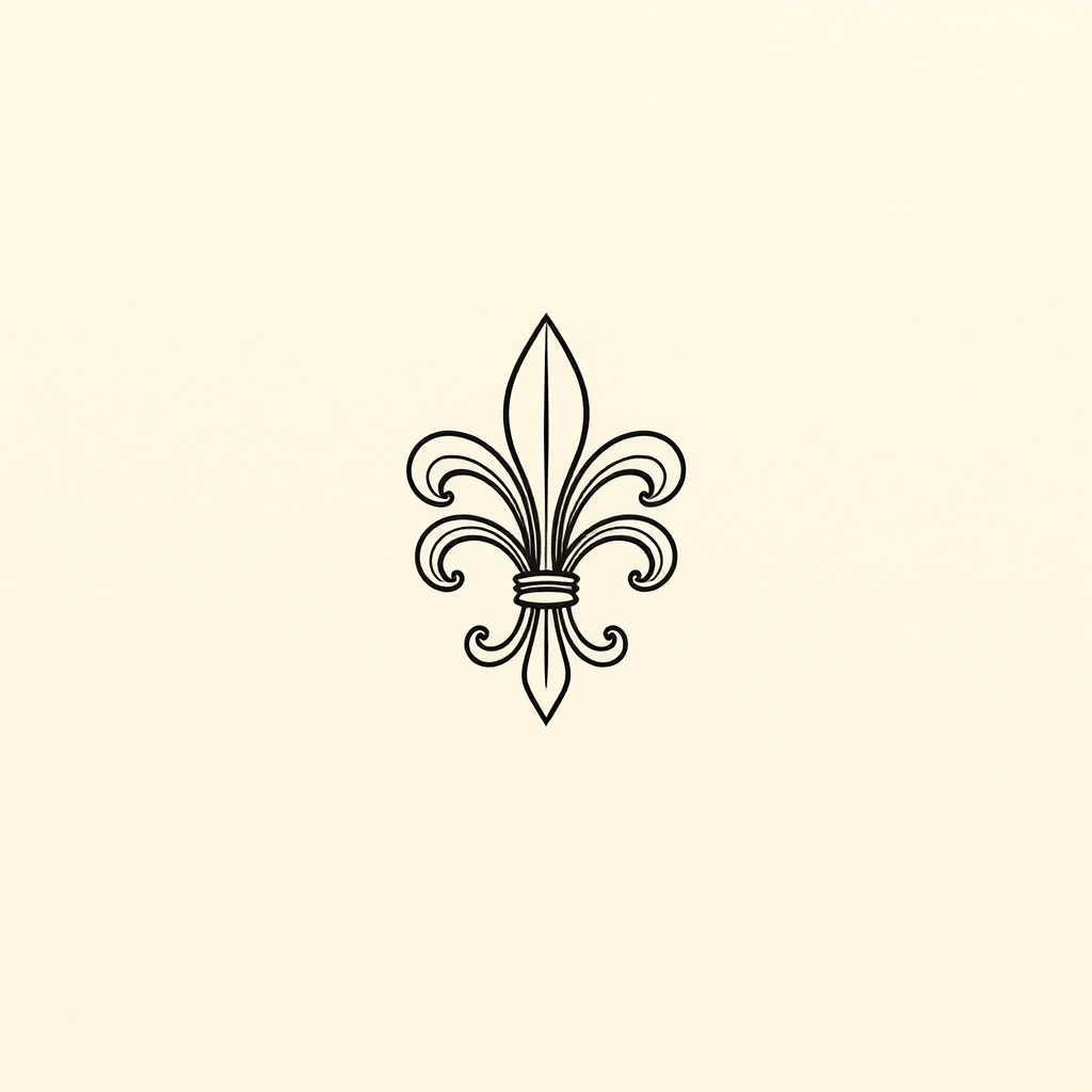manteau fleurdelisé