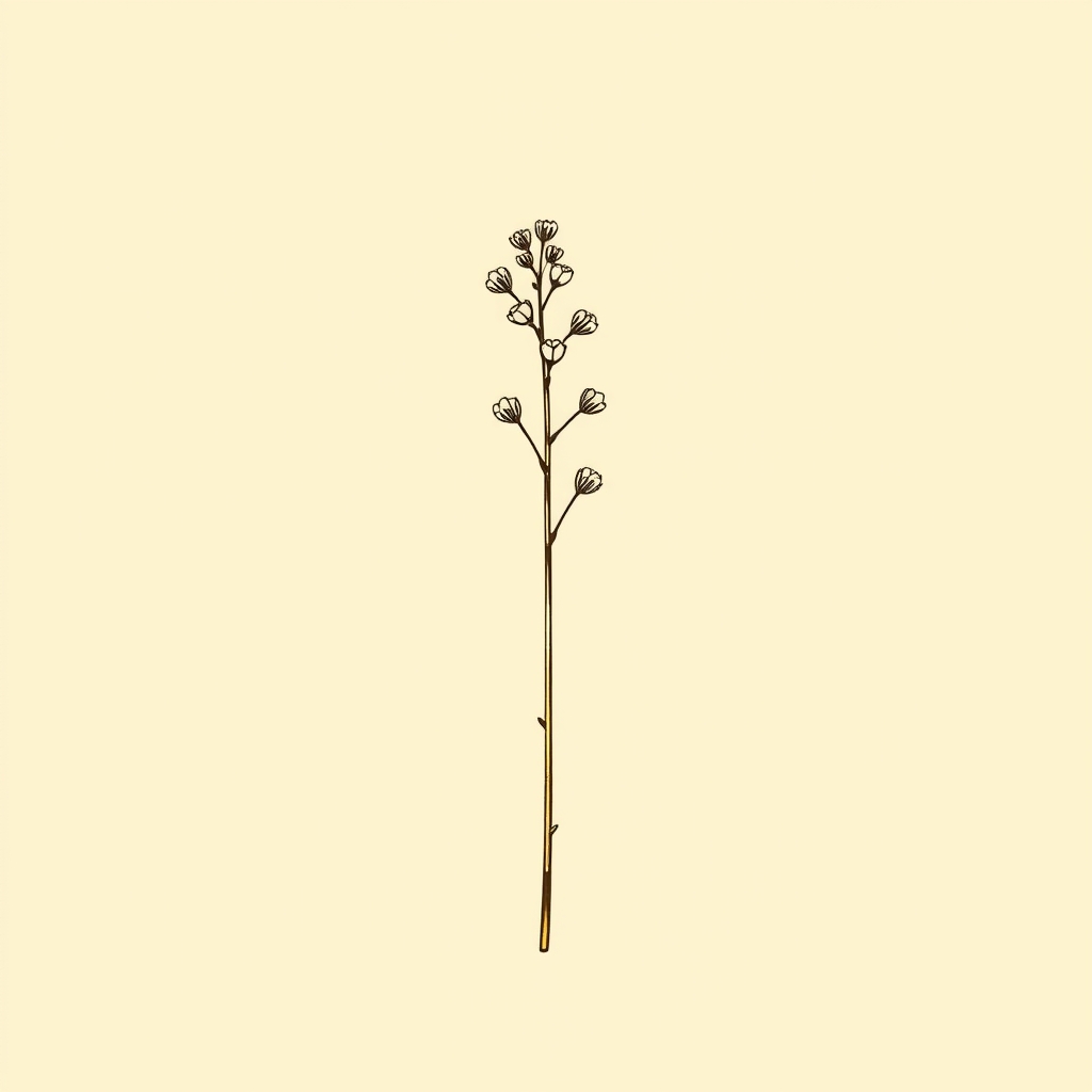 verge fleurie (aiguillado)