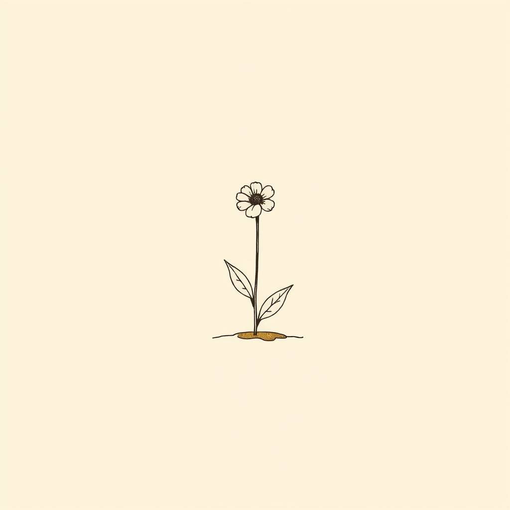fleurs naissant sous ses pas