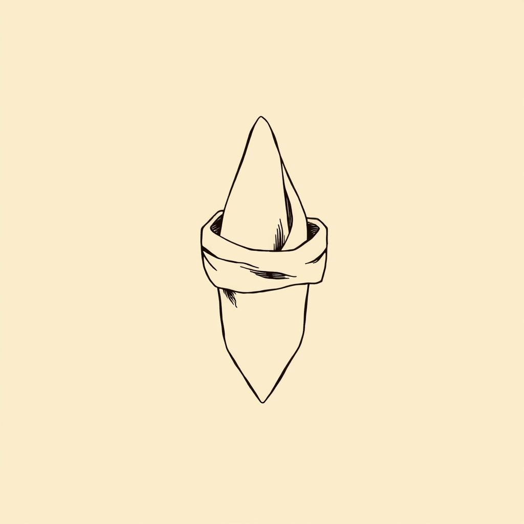 handkerchief around the neck