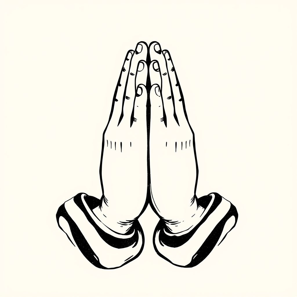 Hands extended in a gesture of blessing