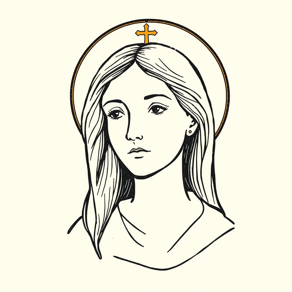 tête de sainte Valérie