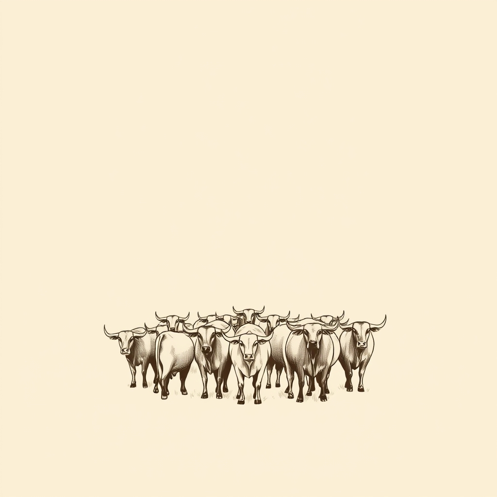 troupeau de bœufs