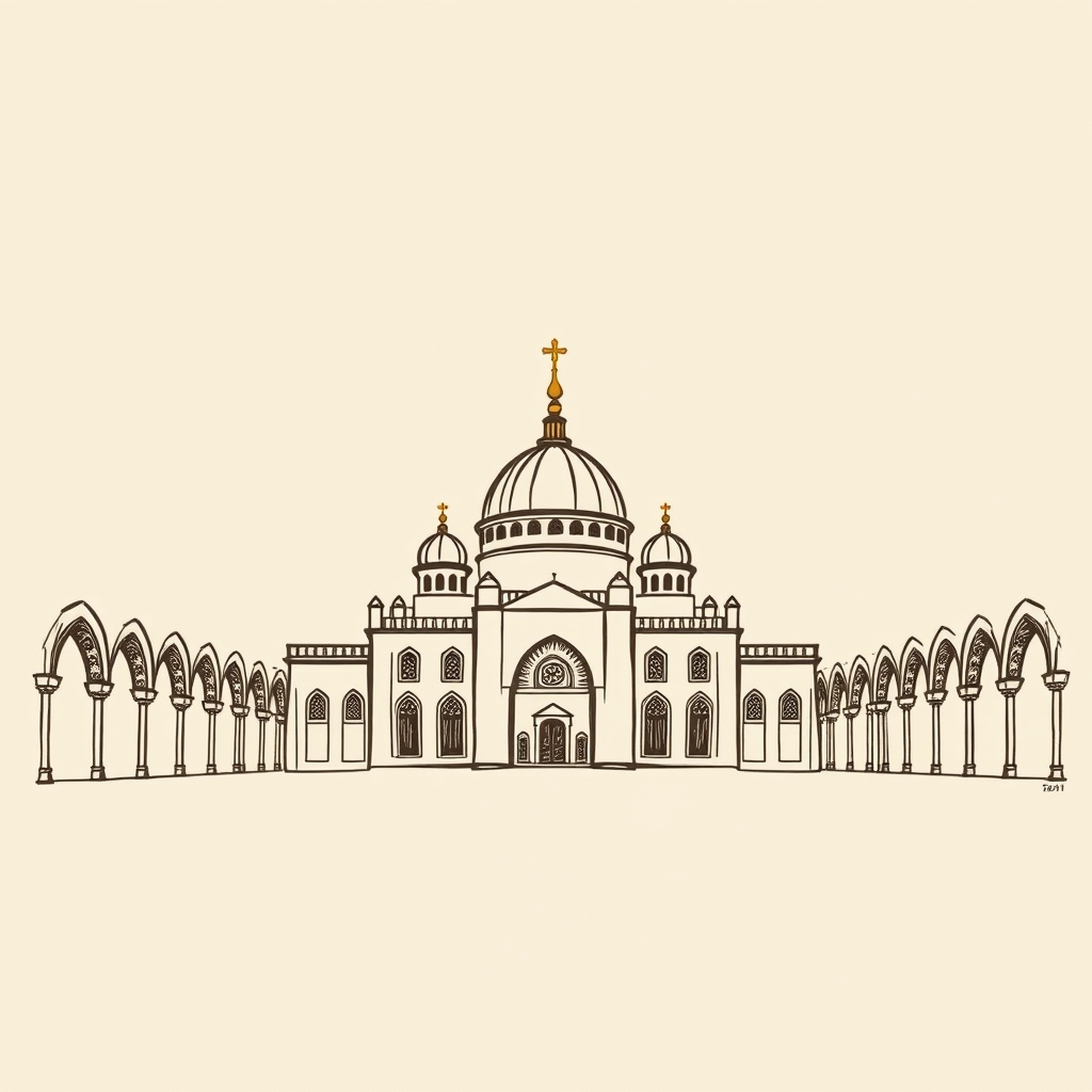 imagem na igreja de Constantinopla