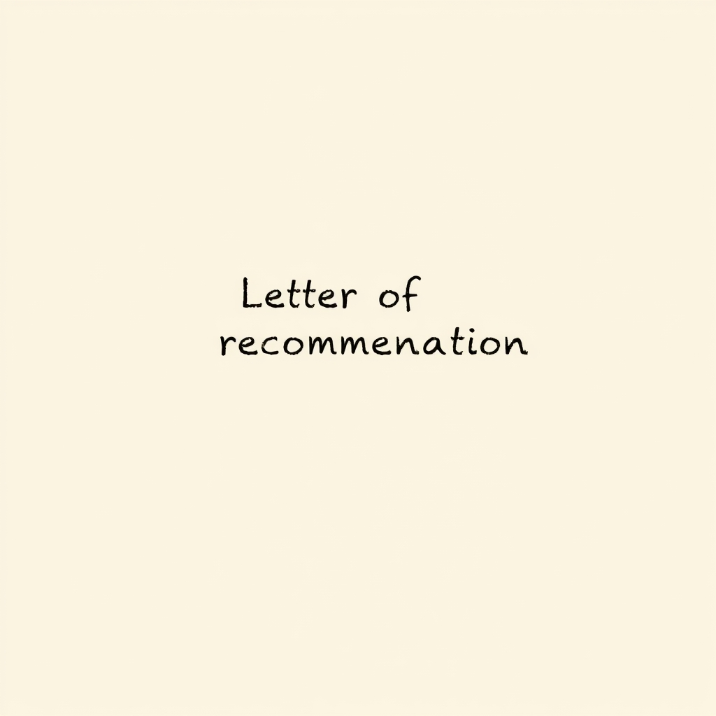 lettres de recommandation