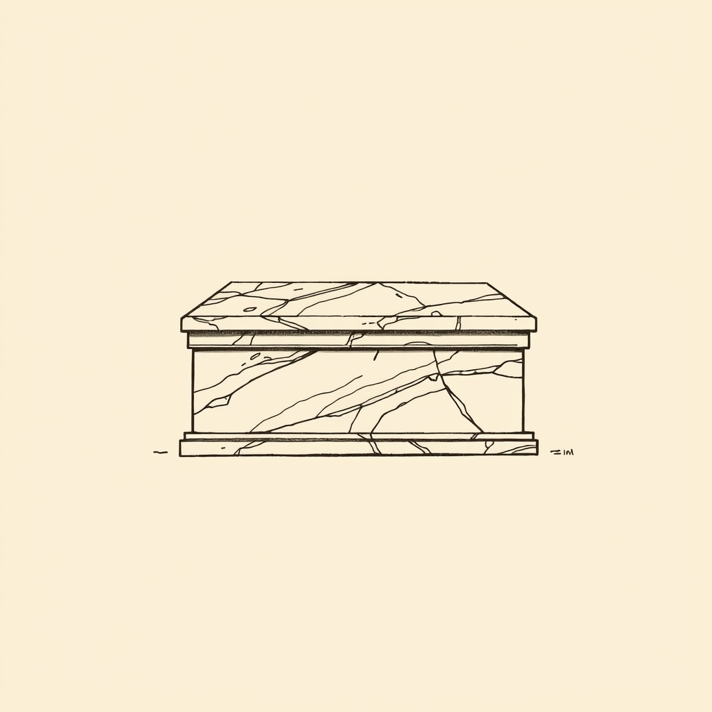 sarcophage de marbre
