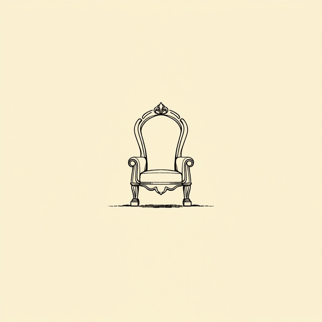 trône miniature
