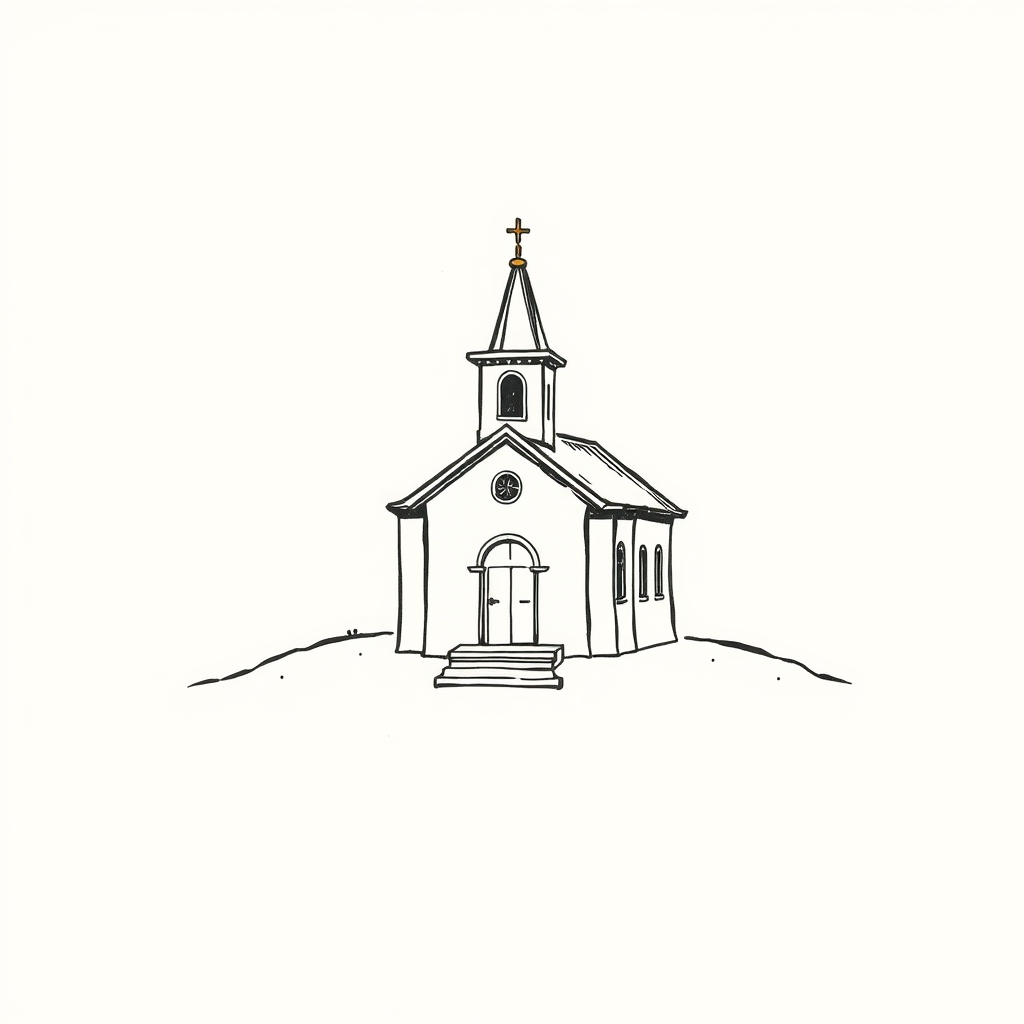 maquette d'église ou d'ermitage