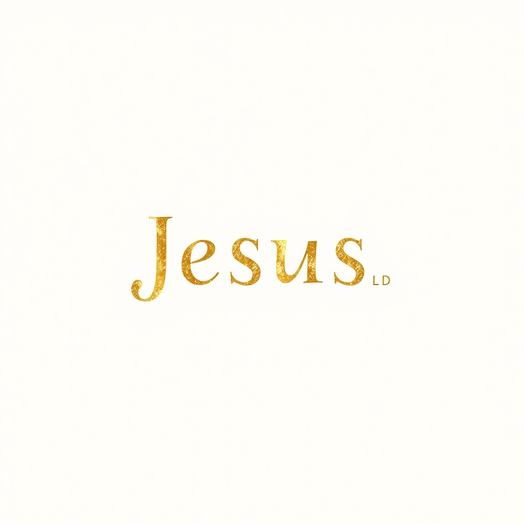 Nom de Jésus en lettres d'or