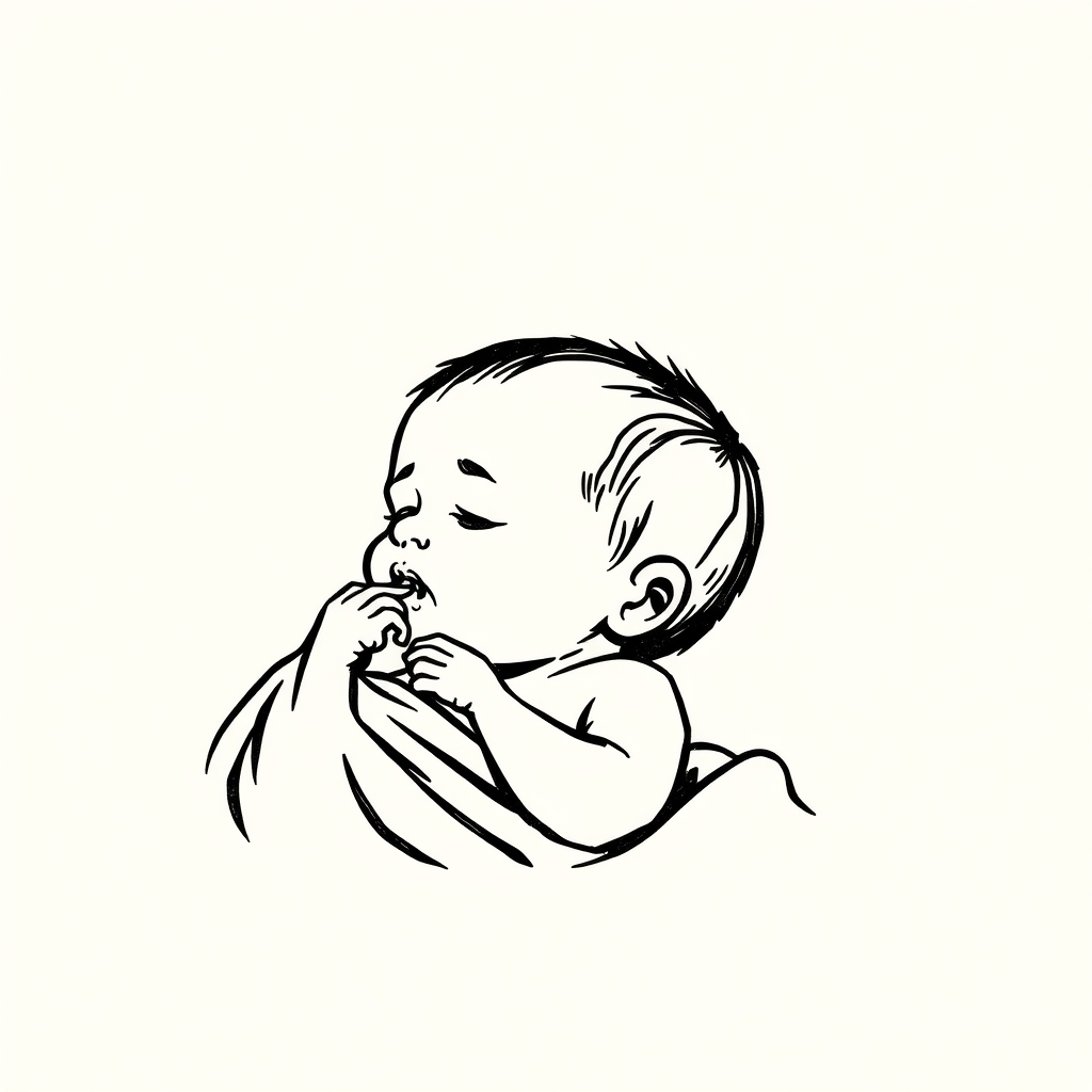 enfant nouveau-né qui parle