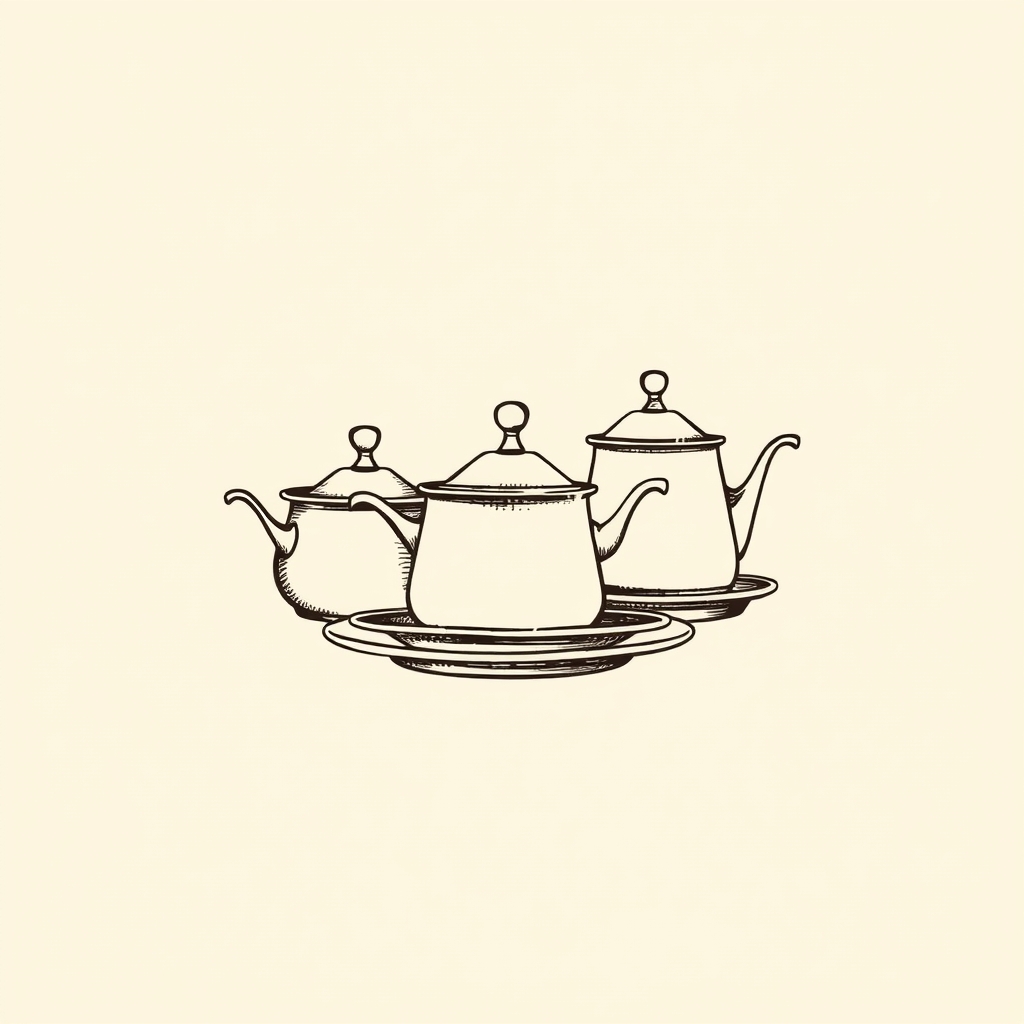 pots et plats d'étain