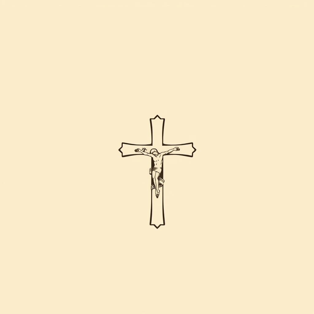 bordão encimado por um crucifixo