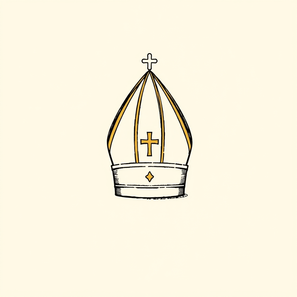 mitre pontificale