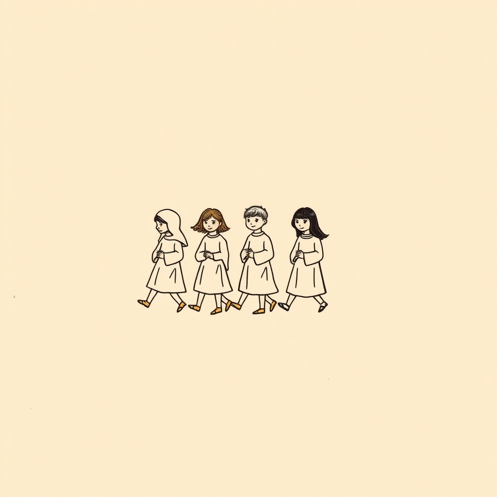 processione di bambini
