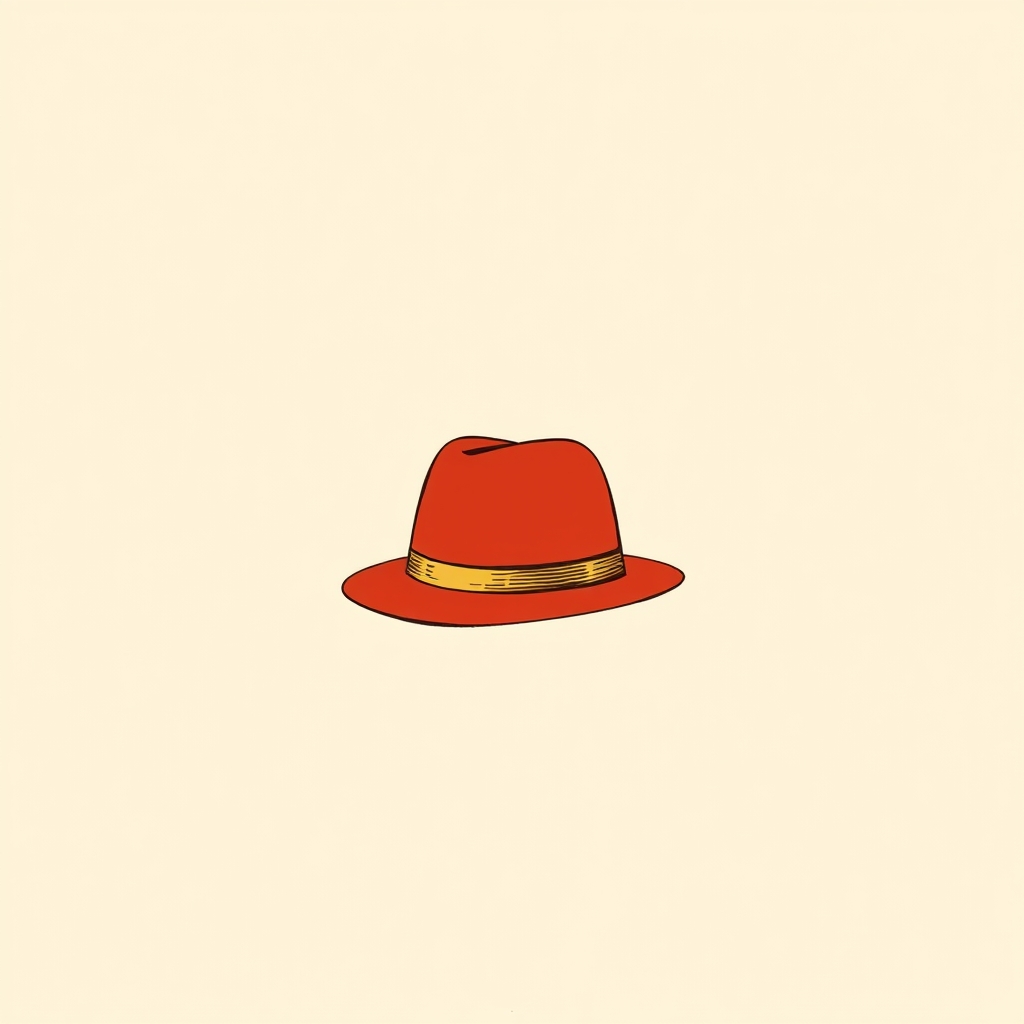 chapéu vermelho