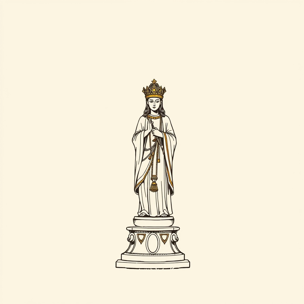 statue richement décorée
