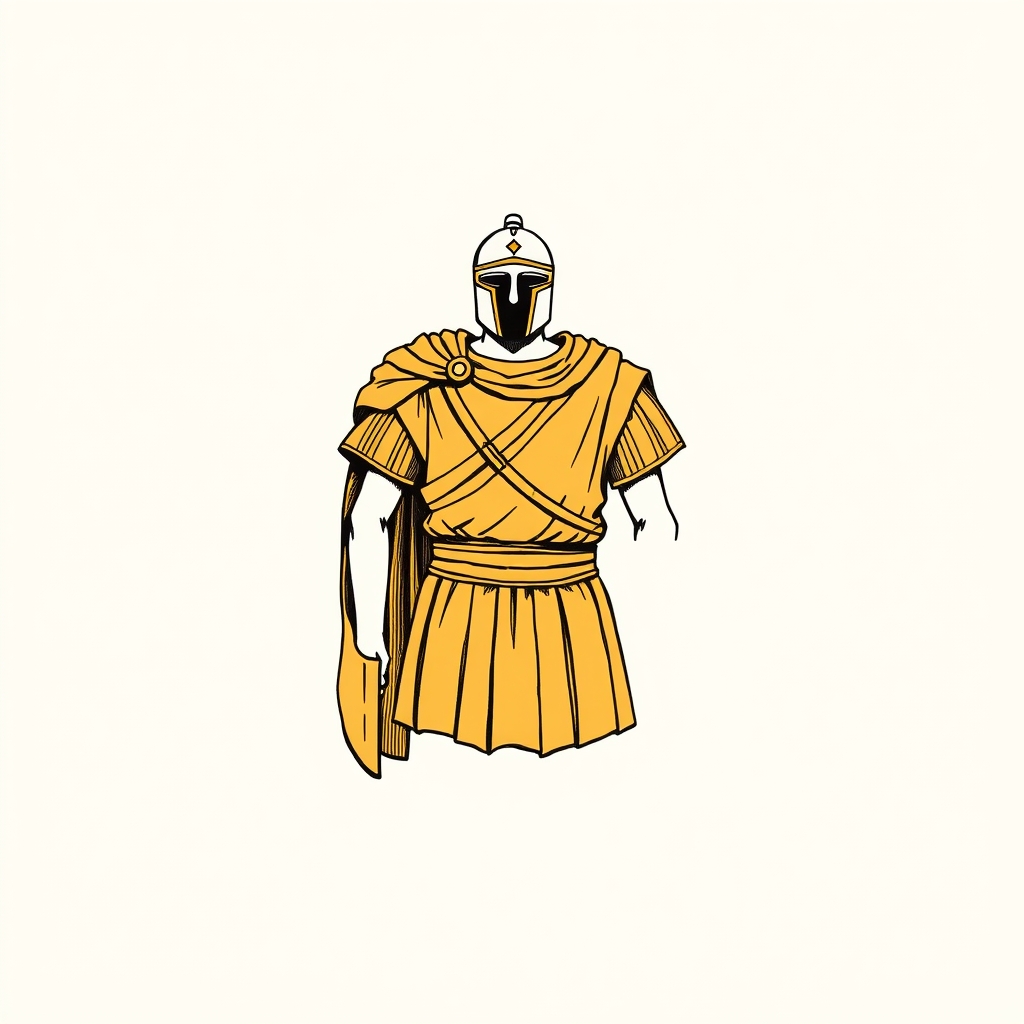 traje de soldado romano