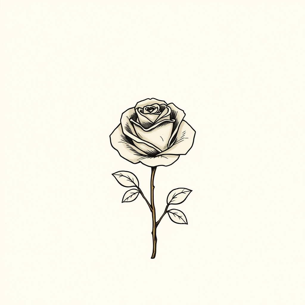 roses in her cloak