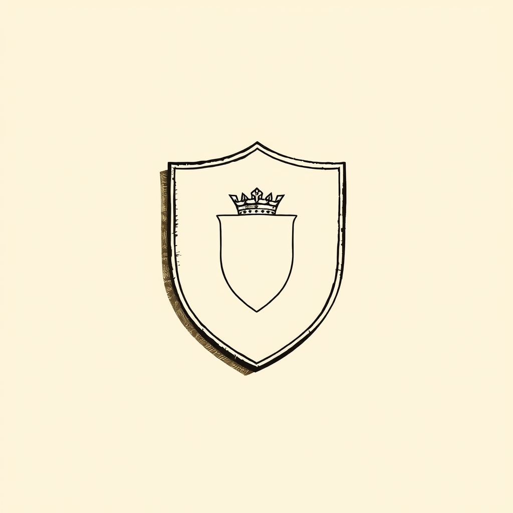 écusson avec armoiries