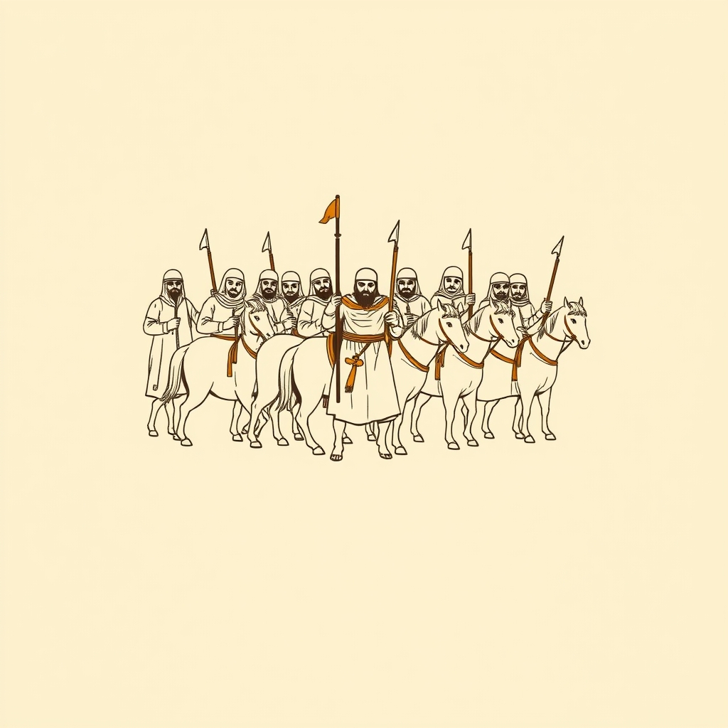 égorgé par une troupe de Sarrasins