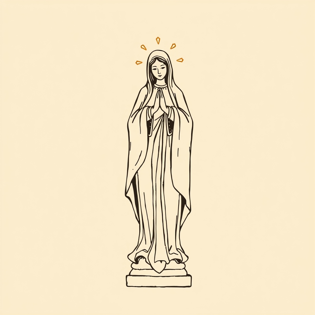Estátua da Virgem Maria