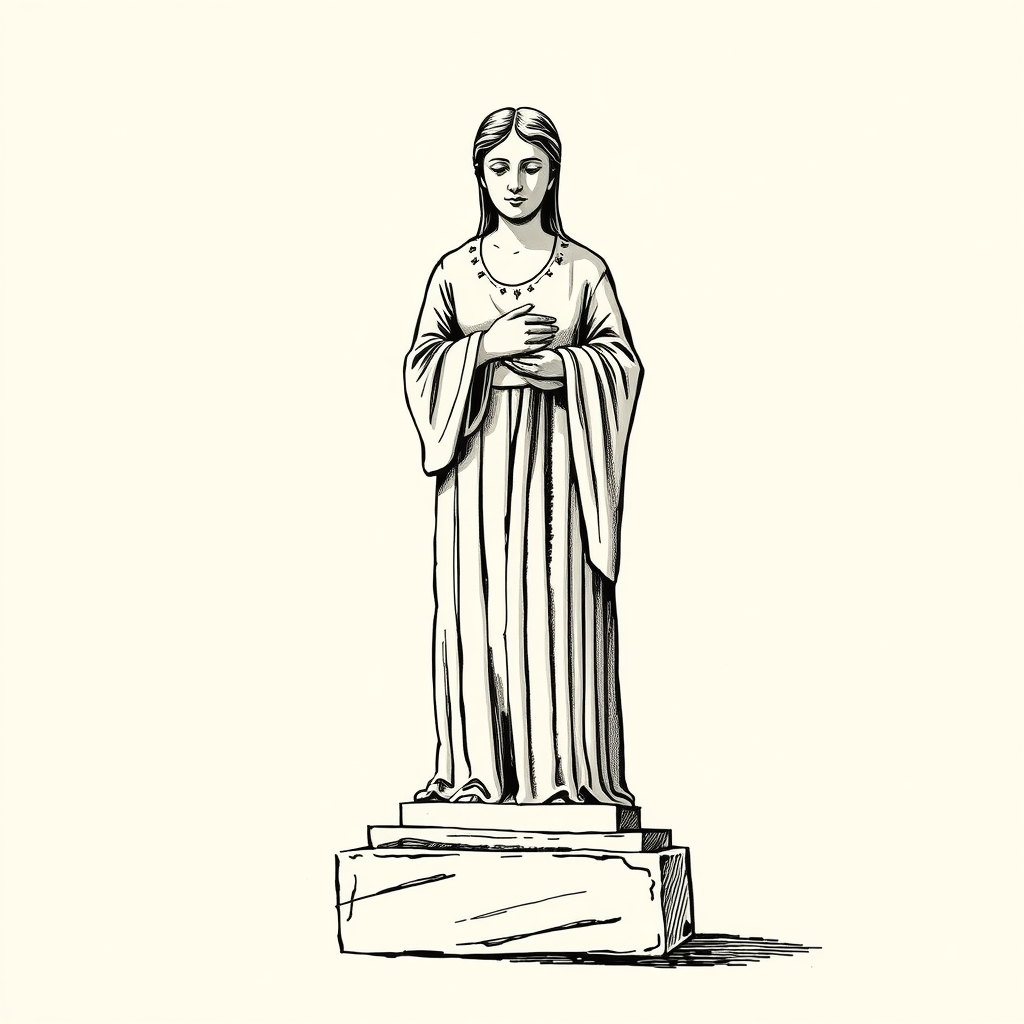 statue en pierre