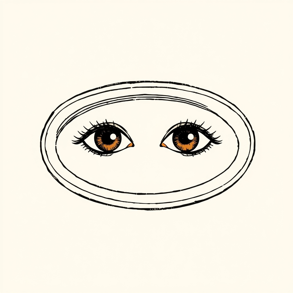 dois olhos em uma bandeja