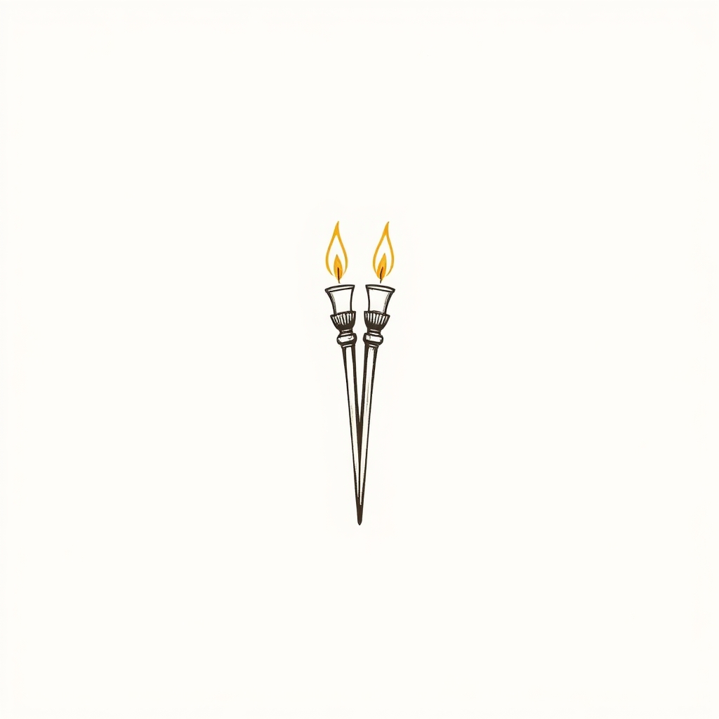 two torches