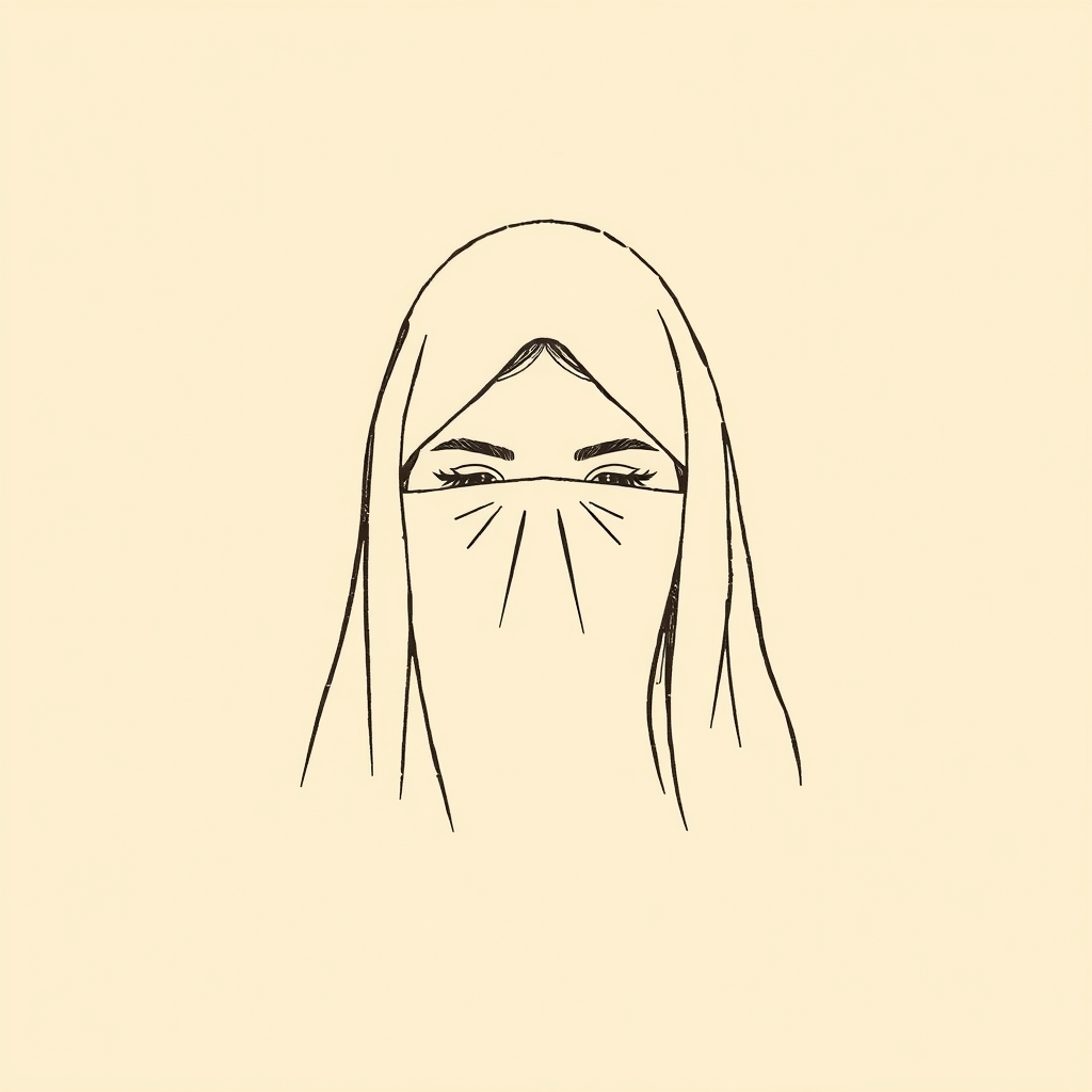 veil covering the face