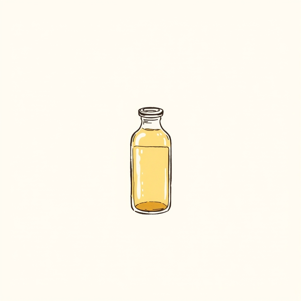 fiole de liqueur embaumée
